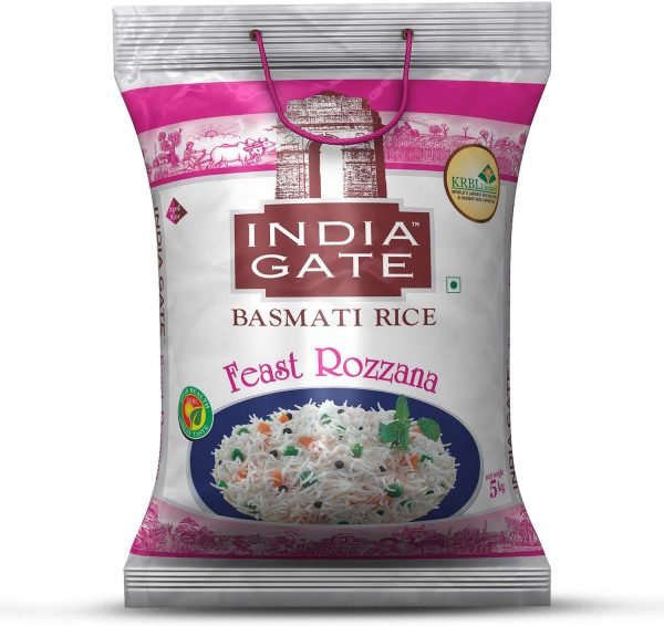 India Gate Rozanna Basmati Rice 5Kg (Pack of 4) - Image 2