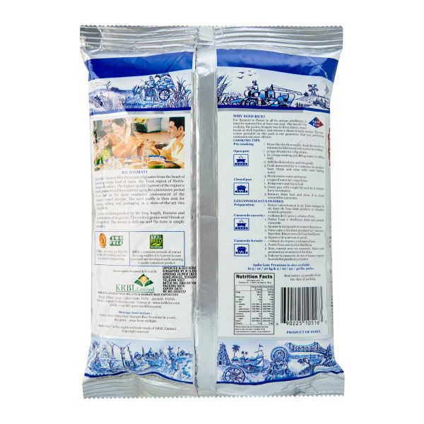 India Gate Premium Basmati Rice 1kg - Image 2