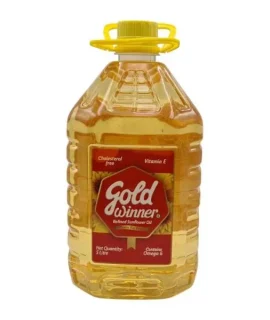 Gold Winner Refined Sunflower Oil 5L – Pure & Healthy Cooking Oil