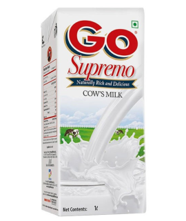 Go Supremo Cow’s Milk 1L - Fresh Full Cream Milk in Singapore