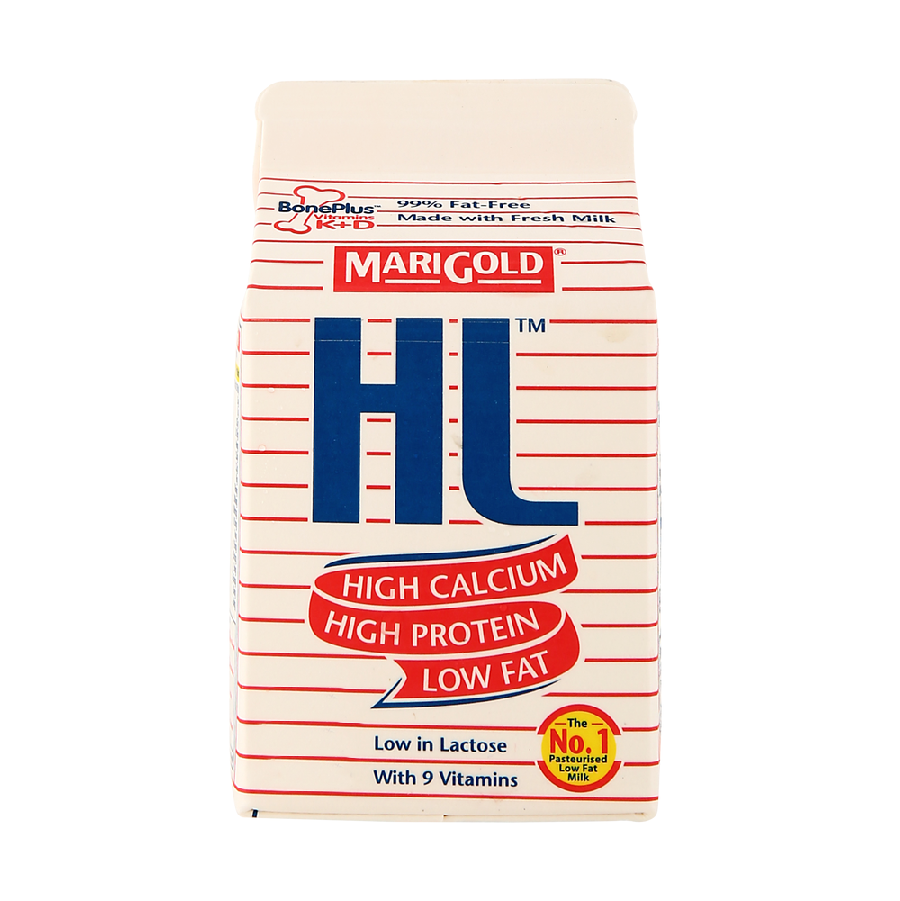 Marigold, HL Milk – Plain 200ml Marigold HL Plain Milk 200ml - Image 1