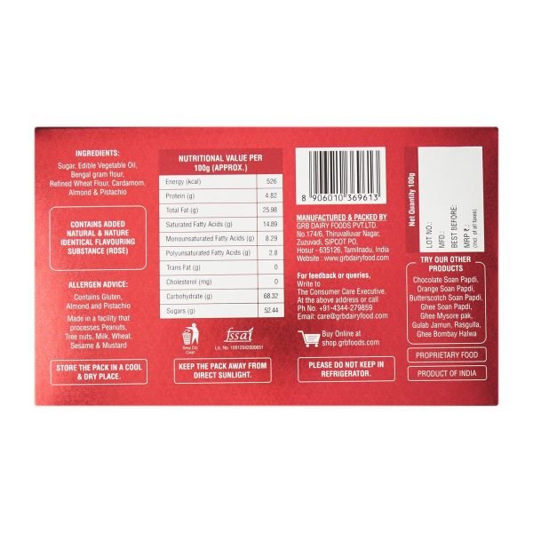 GRB Soan Cake 100g - Image 2