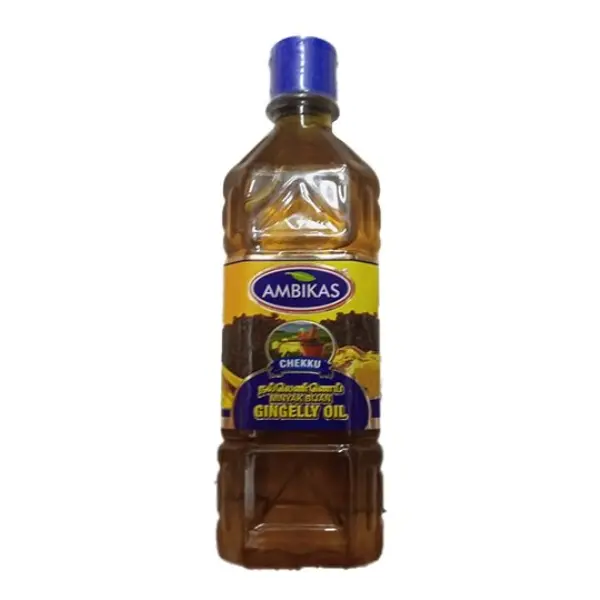 Ambikas Chekku Gingelly Oil 1L – Best Cold-Pressed Sesame Oil for Cooking & Health Buy Ambikas Chekku Gingelly Oil 1L Online in Singapore – Cold-Pressed & Pure