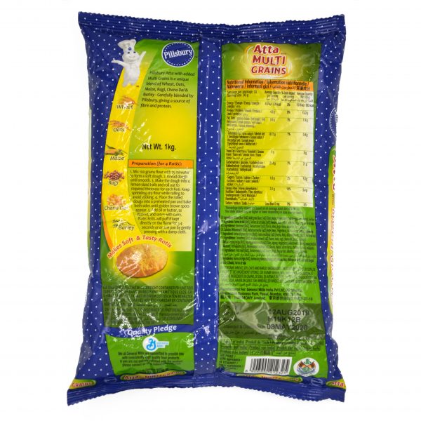 Pillsbury Multigrain Atta 1kg - Image 2