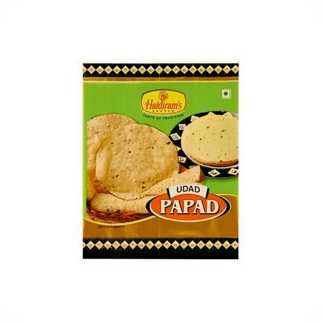 Buy Haldirams Online shopping Haldirams Udad Papad 200g in Singapore Haldirams