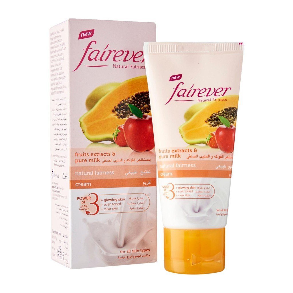 Buy Fairever : Online shopping Fruit Extract n Pure Milk 50g in Singapore Fairever Natural Fairness Cream