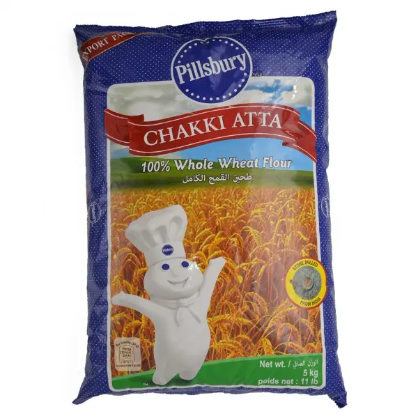 Pillsbury Chakki Atta 5kg Whole Wheat Atta Singapore