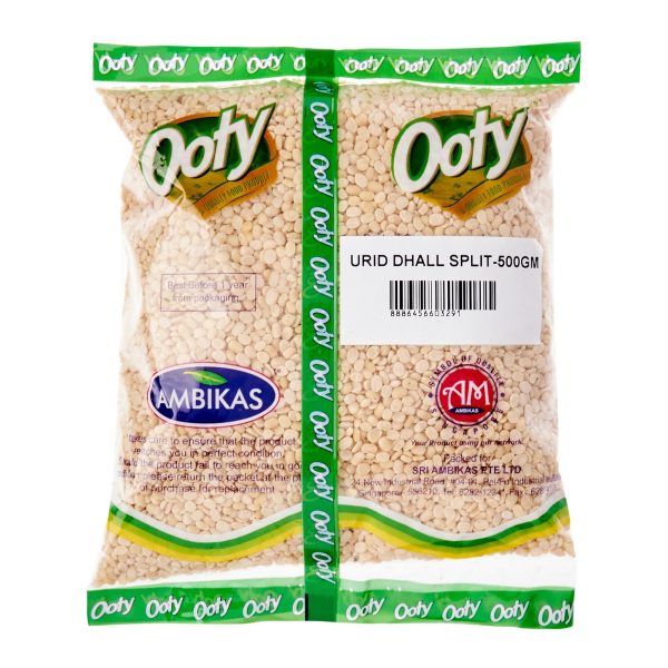 Ooty Urid / Urad /Urud Dhall White Split 500g - Image 2