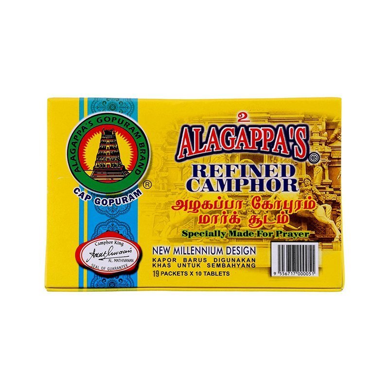 Alagappa's Refined Camphor 30s Alagappa's Refined Camphor 30s - Image 1