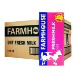 Farmhouse UHT Fresh Milk 1L (Carton of 12)
