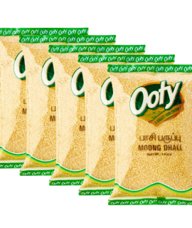 Ooty Moong Dhall Split 1kg (Pack of 5) – High-Quality Unpolished Lentils