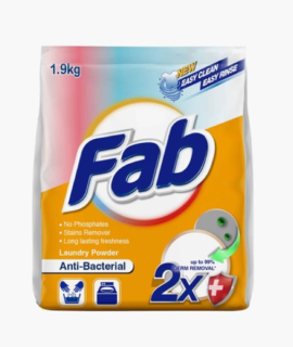 Fab Laundry Powder Anti Bacterial 1.9kg