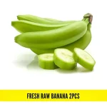 Buy Fresh Raw Banana 2pcs Online in Singapore – Farm-Fresh & Best Price at Kiasumart.