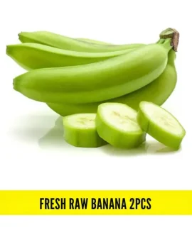Buy Fresh Raw Banana 2pcs Online in Singapore – Farm-Fresh & Best Price at Kiasumart.