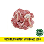 Fresh Mutton Meat with Bones 500g
