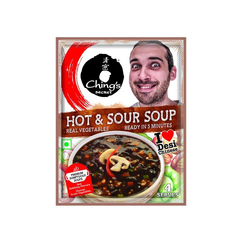 Chings Hot & Sour Soup 55g Ching's Secret Hot & Sour Soup 55g - Image 1