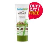 Mamaearth Aloe Vera Face Wash 100ml (Buy 3 Get 1 Free)