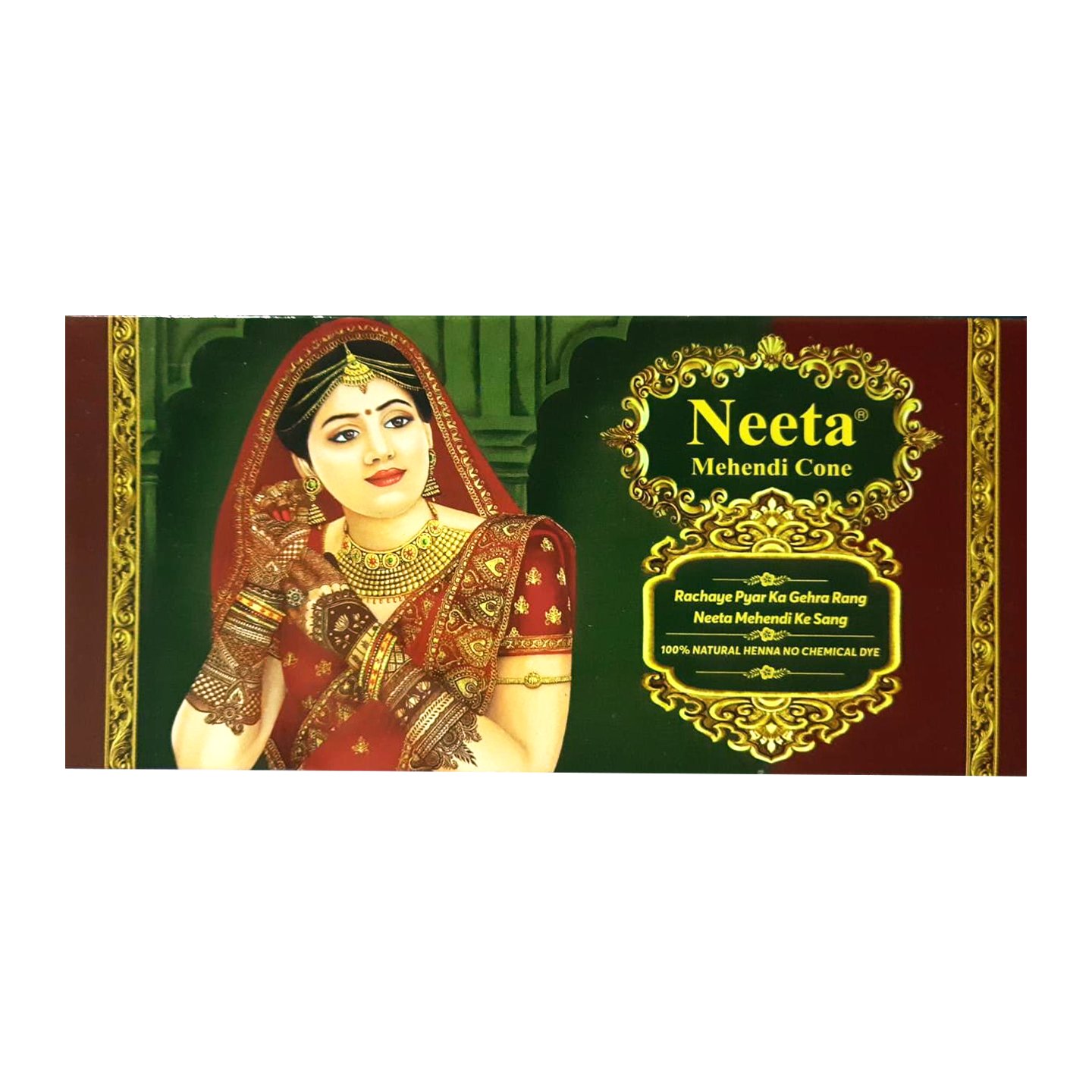 Neeta Neeta Mehendi Cone (4pc) 1pack - Image 1
