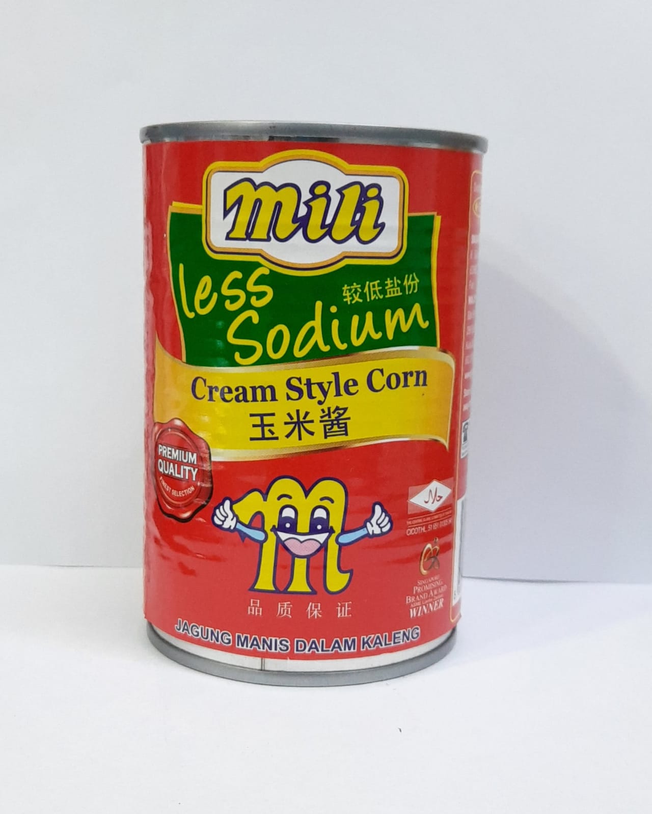WhatsApp Image 2023-09-14 at 11.10.01 AM Mili - less Sodium - Cream Style Corn 425g - Image 1