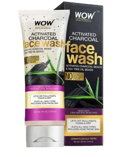 Wow Skin Science Activated Charcoal Face Wash 100ml
