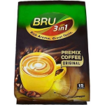 Bru 3in1 Premix Coffee Original 330g