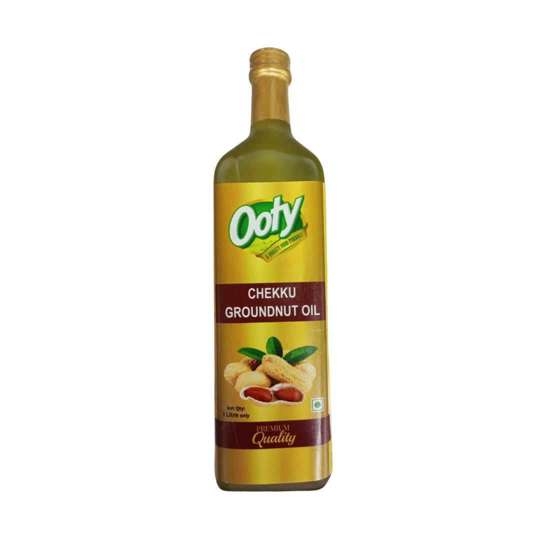 Ooty Groundnut Ooty Chekku Groundnut Oil 1L - Image 1