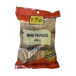 Kings Pepper Mini Papads 200g