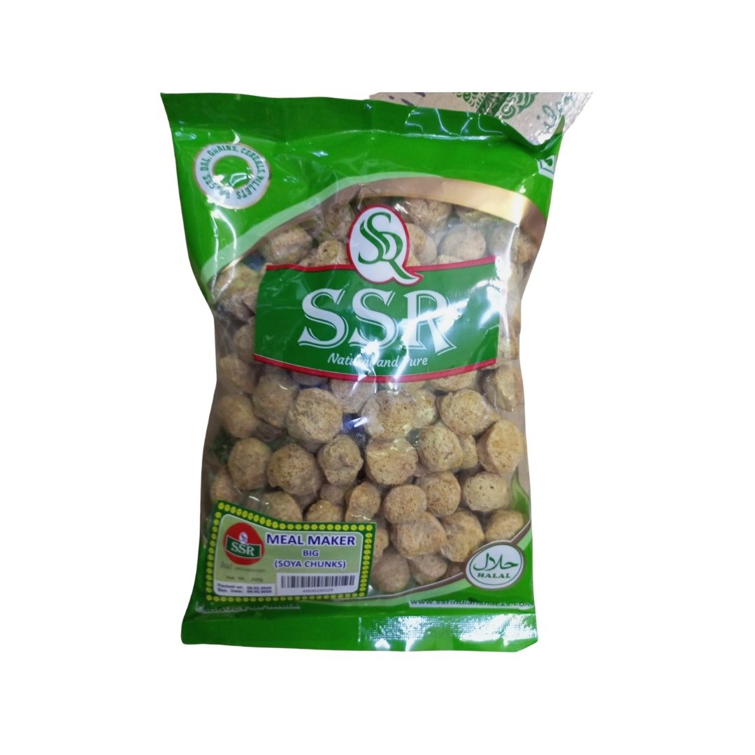 SSR Soya SSR Meal Maker (Soya Chunks) Big 200g - Image 1