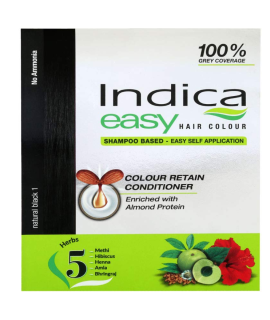 Indica Easy Natural Black 32.5ml Hair Black - Singapore at Kiasumart
