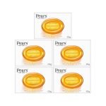 Pears Pure Gentle With Natural Oil Bar Soap 125g (Pack of 5)