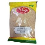 Telugu Foods Roasted Wheat Rava (Brown) 500g