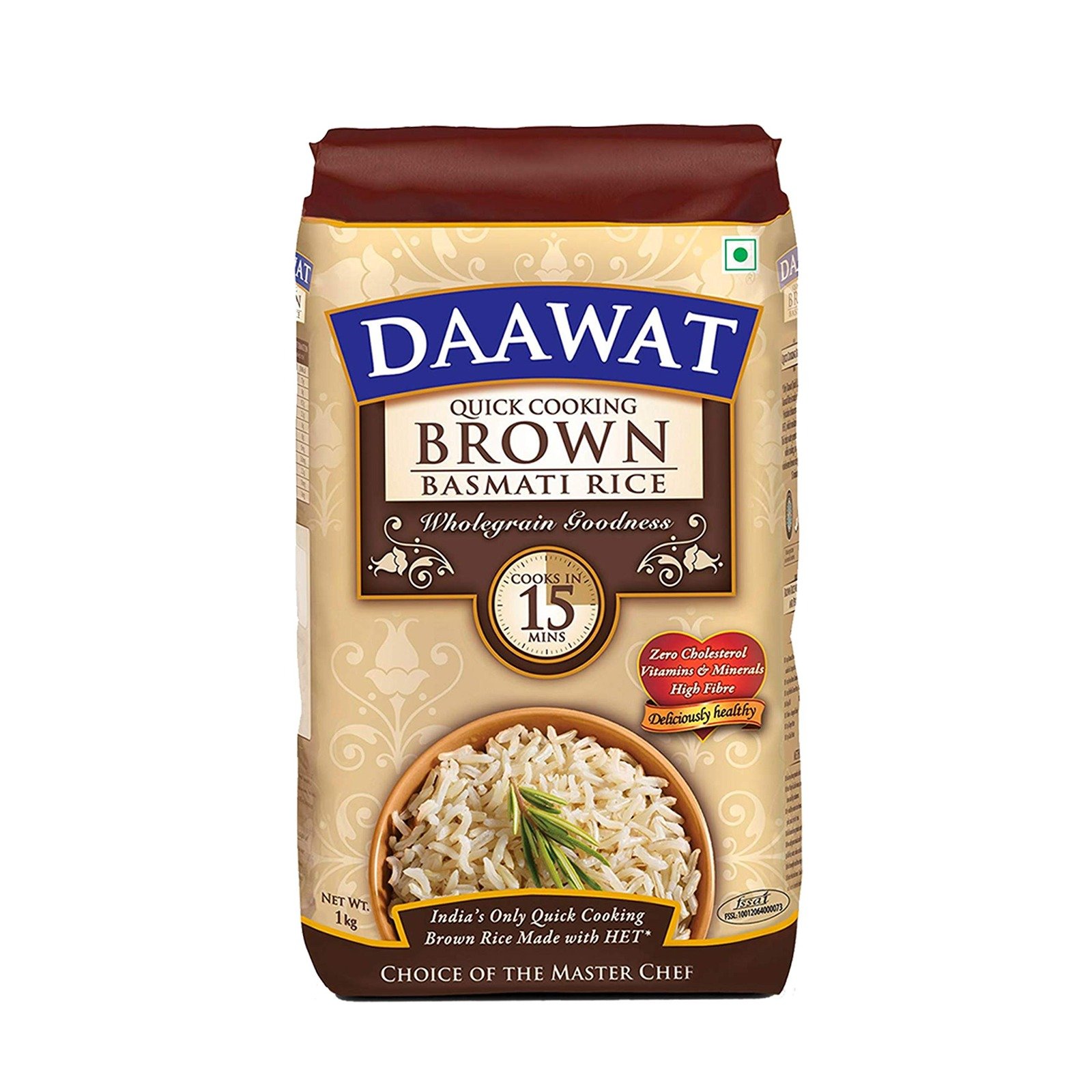 Daawat Brown 1kg Daawat Brown Basmati Rice 1kg - Image 1