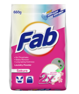 Fab Laundry Powder Sakura 660g