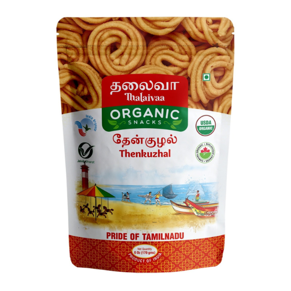 Thalaivaa Snacks Thenkuzhal 130g Thalaivaa Snacks Thenkuzhal 130g