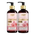 Wow Skin Science Damaged Hair Repair Combo: Himalayan Rose Shampoo 300ml + Conditioner 300ml