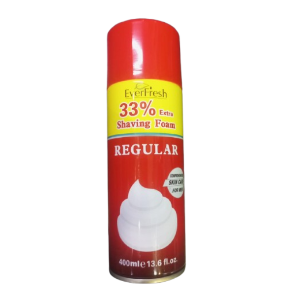 Everfresh Shaving Foam Regular 400ml Everfresh Shaving Foam Regular 400ml - Image 1