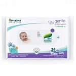Himalaya Gentle Baby Wipes - With Aloe Vera & Indian Lotus 24 Pcs