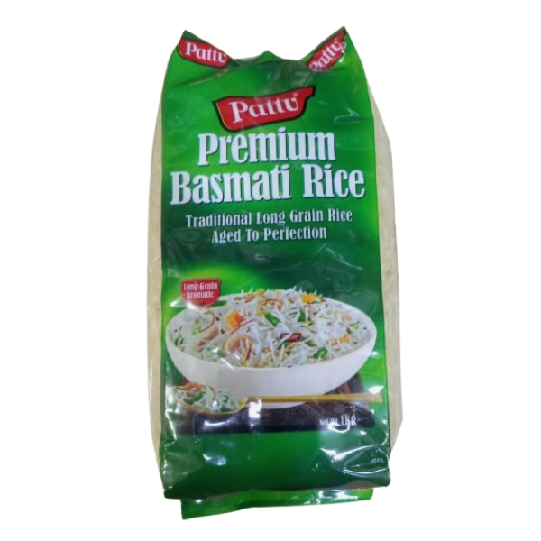 Pattu Premium Basmati Rice 1kg Pattu Premium Basmati Rice 1kg - Image 1