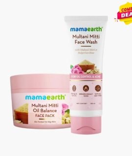 Multani Mitti Face Pack 100g + Multani Mitti Face Wash 100ml (Combo Pack)