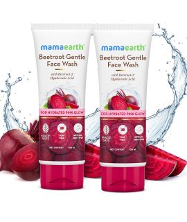 Mamaearth Beetroot Gentle Face Wash 100ml (Twin Pack)