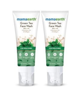Mamaearth Green Tea Face Wash 100ml (Twin Pack)