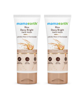 Mamaearth Rice Water Face Wash 100ml (Twin Pack)