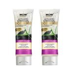 Wow Skin Science Activated Charcoal Face Wash 100ml (Twin Pack)