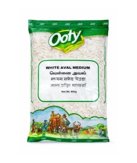 Ooty Medium White Rice Flakes (Poha/Aval) 500g