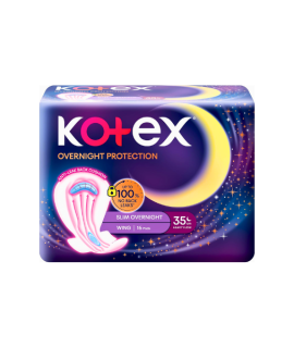 Kotex Slim Overnight Wings 35cm