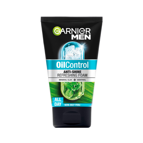 Garnier Men Oil Control Anti Shine Foam 100ml Garnier Men Oil Control Anti Shine Foam 100ml