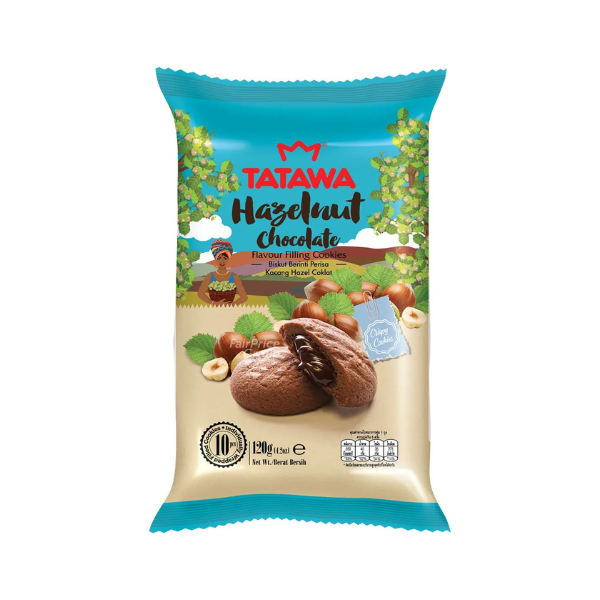 Tatawa Hazelnut Chocolate Filled Cookies 120g Tatawa Hazelnut Chocolate Filled Cookies 120g