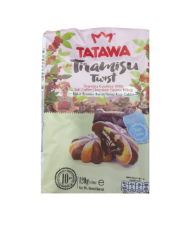 Tatawa Tiramisu Twist: Tiramisu Cookies With Soft Coffee Chocolate Cream 120g